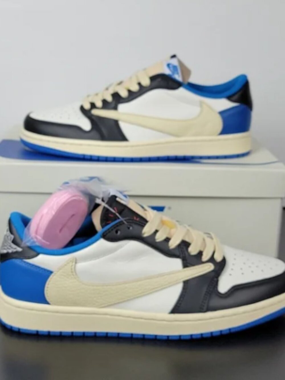 Air Jordan 1 Low Fragment × Travis Scott Men's Shoes
